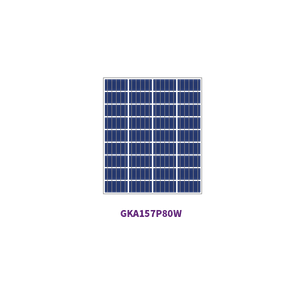 157mm بولي 36 خلية 100W الألواح الشمسية 